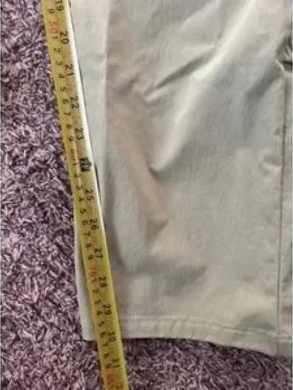 Olive Slim Dress Pants Men's - Picture 4 of 4